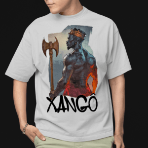 Camiseta Xangô de costas