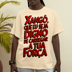 Camiseta força de Xangô
