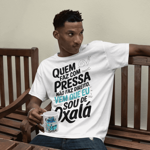 Camiseta Vem que eu sou de Oxalá