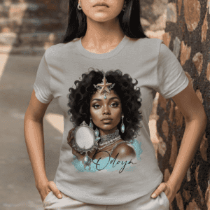 Camiseta rosto de Yemanjá