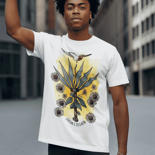 Camiseta ferramentas Oxum e Ossain