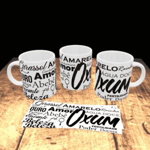 Caneca qualidades de Oxum