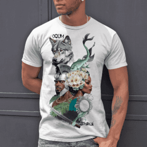 Camiseta Orixás Yemanjá e Ogum