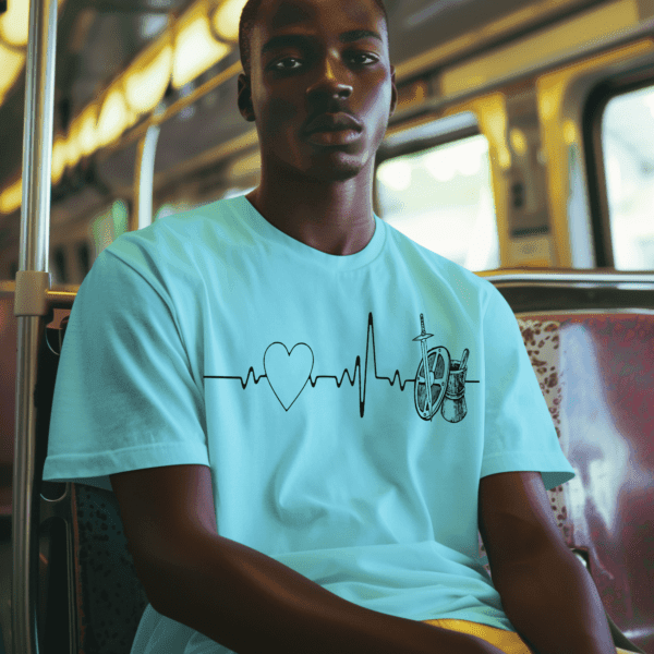 Camiseta Oxaguian batimentos azul