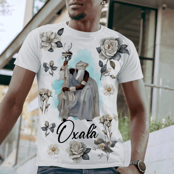 Camiseta Oxalá rosas