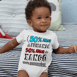 Body Infantil Amor de Yemanjá e Xangô