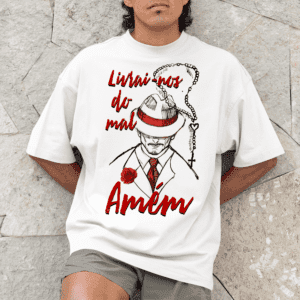 Camiseta Zé Pilintra e terço