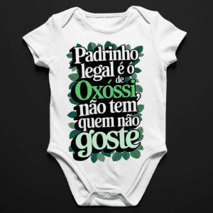 Body Infantil Padrinho de Oxóssi legal
