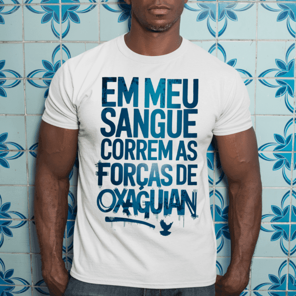 Camiseta Oxaguian Nunca foi sorte