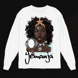 Camiseta de manga longa Yemanjá