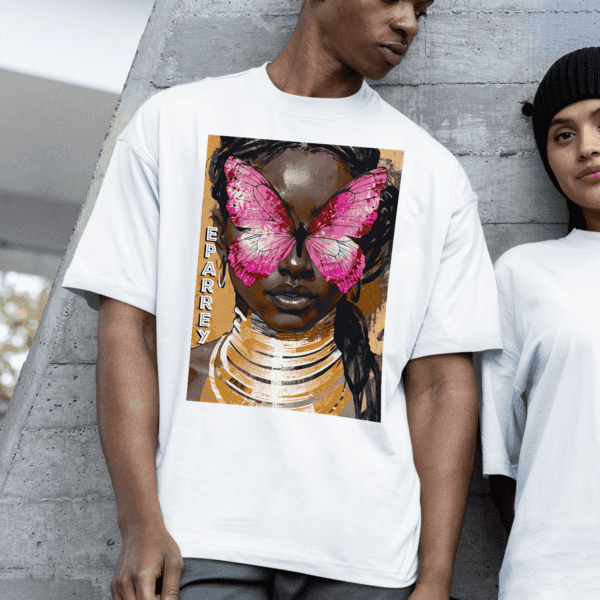 Camiseta Iansã com borboleta