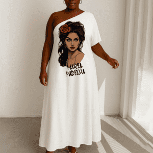 Vestido longo Maria Padilha rosto