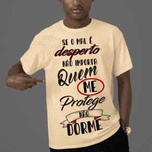 Camiseta Iansã é quem me protege frente