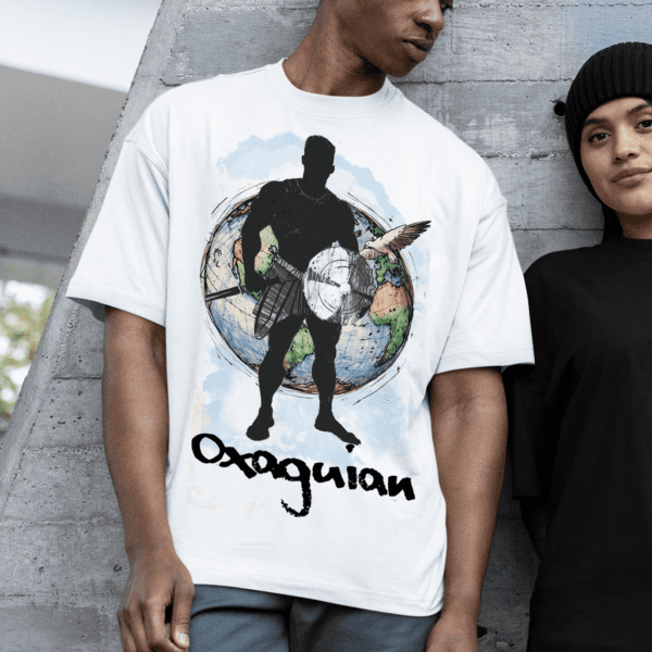 Camiseta Oxaguian e mundo