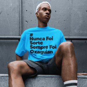 Camiseta Oxaguian Nunca Foi sorte basic branco