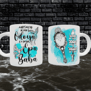 Caneca Metade Yemanjá e Oxalá