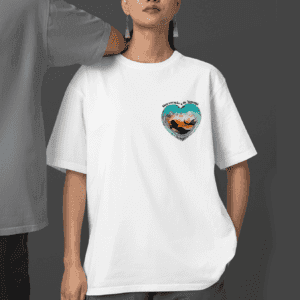 Camiseta Meu coração é de Yemanjá