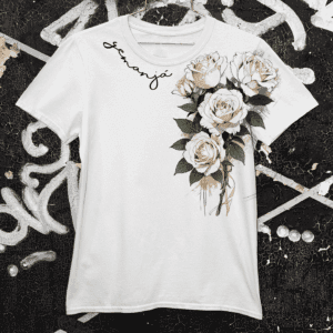 Camiseta flores de Yemanjá