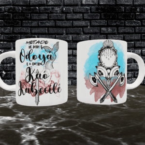Caneca Metade Yemanjá e Xangô