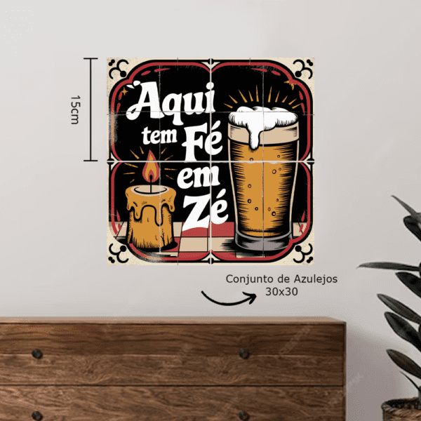 Azulejos Fé em Zé Pilintra