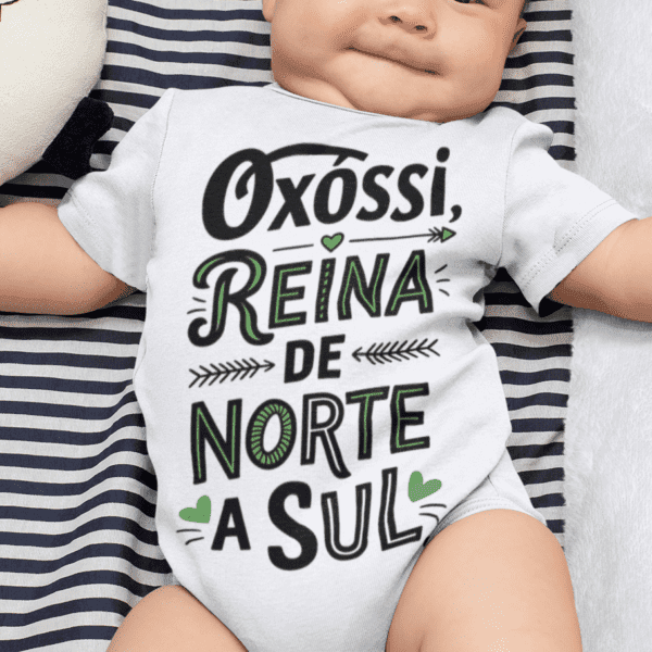 Body Infantil Oxóssi reina