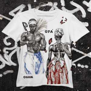 Camiseta de Iansã e Ogum