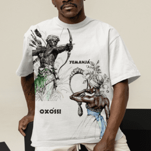 Camiseta de Yemanjá e Oxóssi