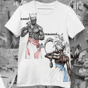 Camiseta de Yemanjá e Xangô
