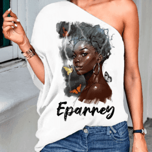 Blusa ombro único Iansã na tempestade