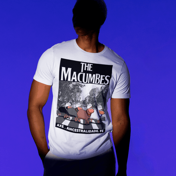 Camiseta Axé The Macumbes branco