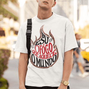 Camiseta Esú é o fogo