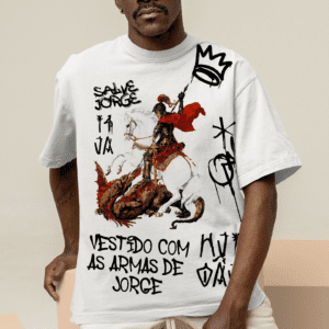 Camiseta São Jorge pixação
