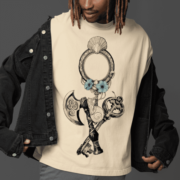 Camiseta Yemanjá e Airá ferramenta
