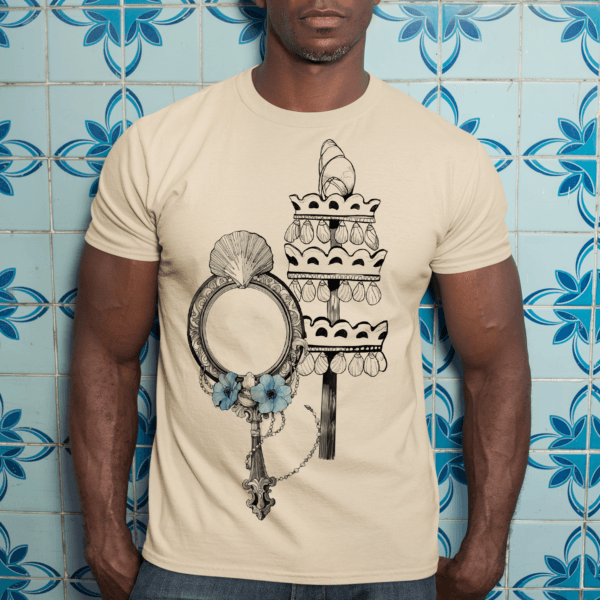 Camiseta Yemanjá e Oxalá ferramenta