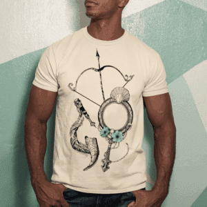 Camiseta Yemanjá e Oxóssi ferramenta