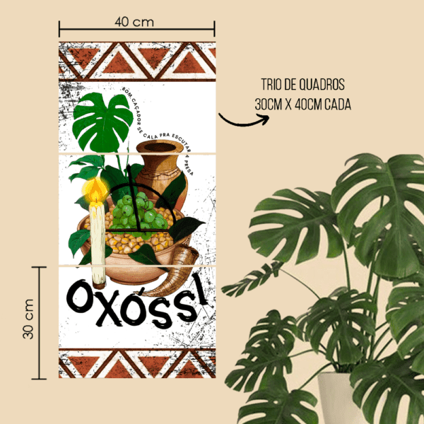 Quadros Oxóssi oferenda