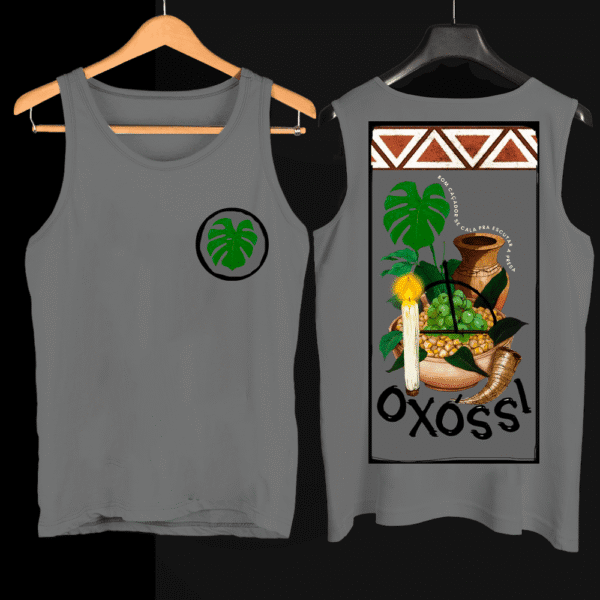 Regata Oxóssi oferenda cinza