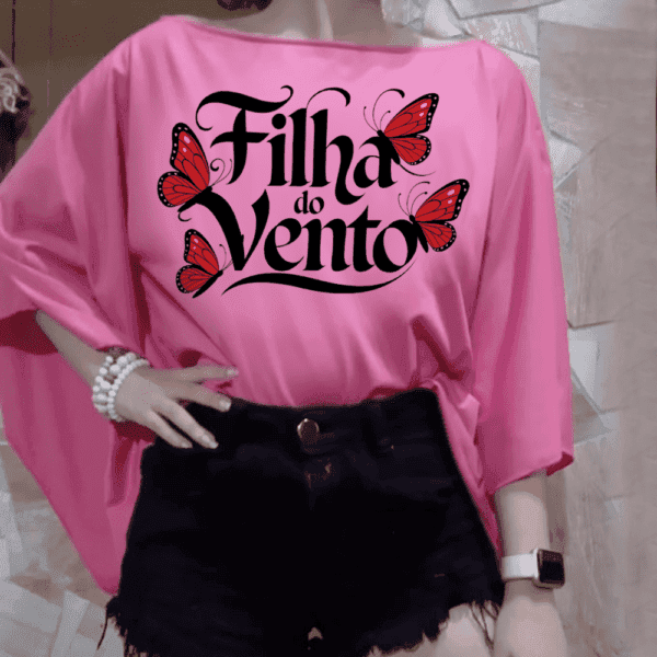 Blusa manga morcego Iansã