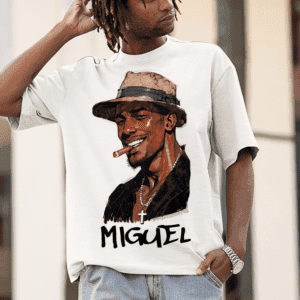 Camiseta Malandro Miguel fumando
