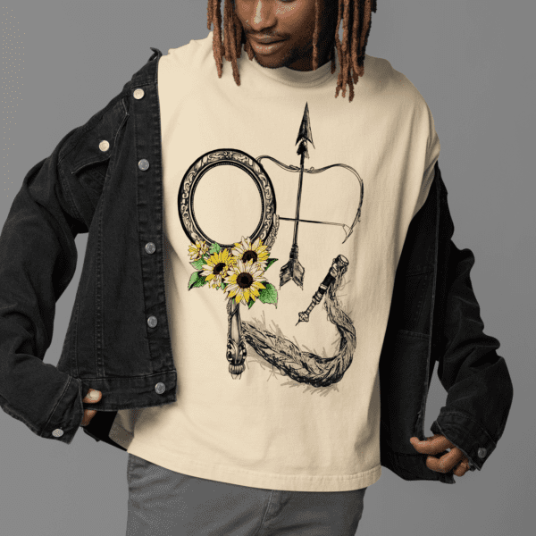 Camiseta Oxum e Oxóssi ferramenta