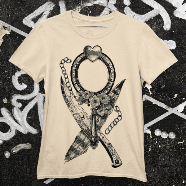 Camiseta Oxum e Ogum ferramentas