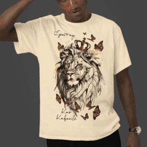 Camiseta Iansã e Xangô leão bege
