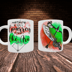 Caneca Metade Iansã e Oxóssi