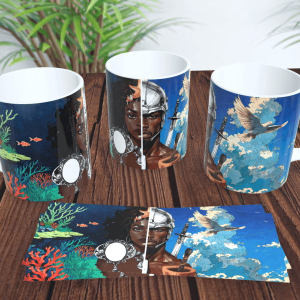 Caneca Yemanjá e Oxaguian