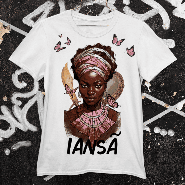 Camiseta Iansã de rosa