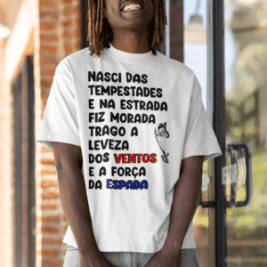 Camiseta Nasci de Iansã e Ogum