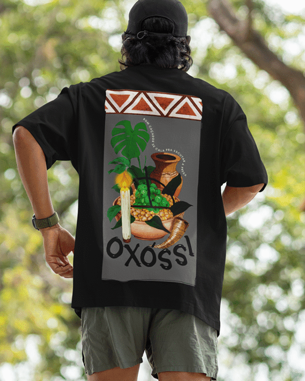 Camiseta Oxóssi oferenda preto