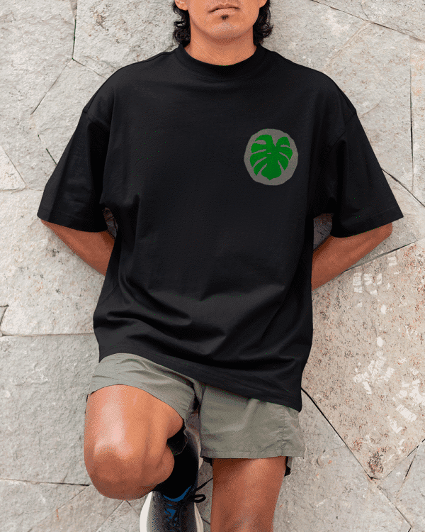 Camiseta Oxóssi oferenda preto frente