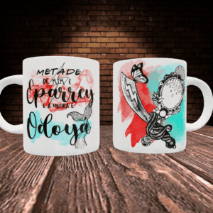 Caneca Metade Iansã e Yemanjá