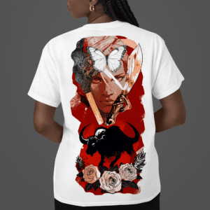 Camiseta Iansã e elementos verso